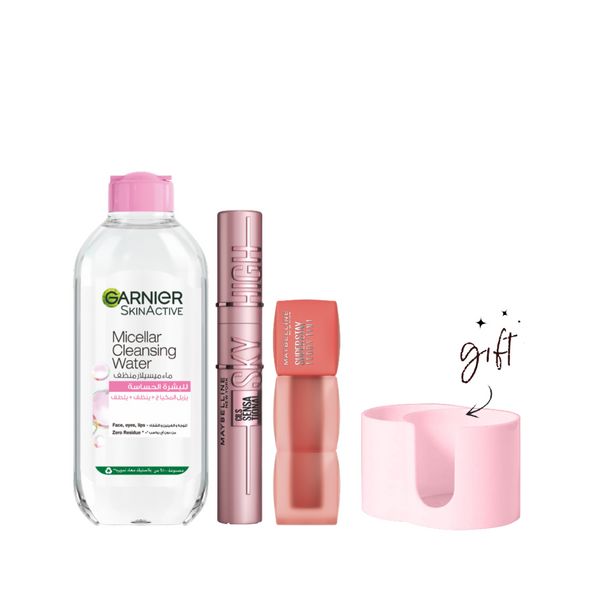 Garnier Micellar x Maybelline Essentials Bundle At 20% Off + Free Gift
