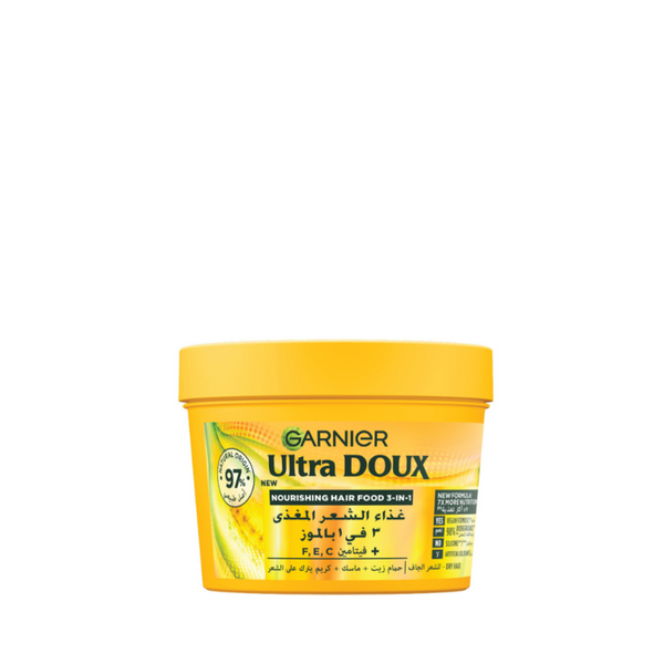 Garnier Ultra Doux Vegan Hair Food Banana & Shea Butter 3-in-1 Treatment Mask