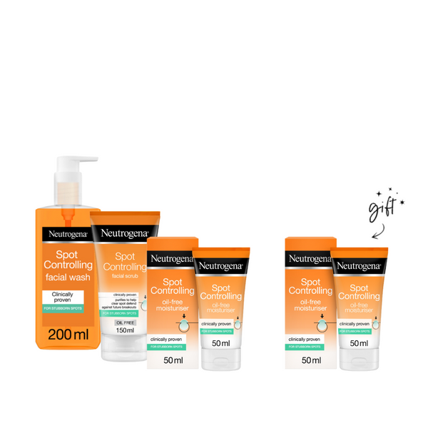 Neutrogena Visibly Clear Oil-free Routine Bundle + Free Moisturiser