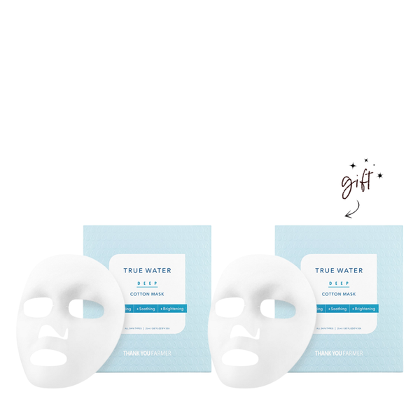 Thank You Farmer True Water Deep Cotton Mask Buy 1 Get 1 Bundle
