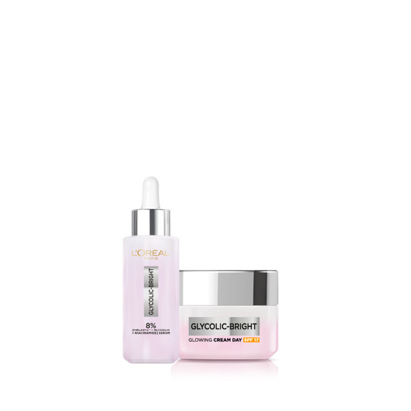 L’Oréal Paris Glycolic Bright Mini Routine Bundle At 15% Off