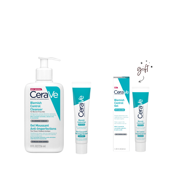 CeraVe Blemish Control Cleansing Exclusive Bundle + Free Serum