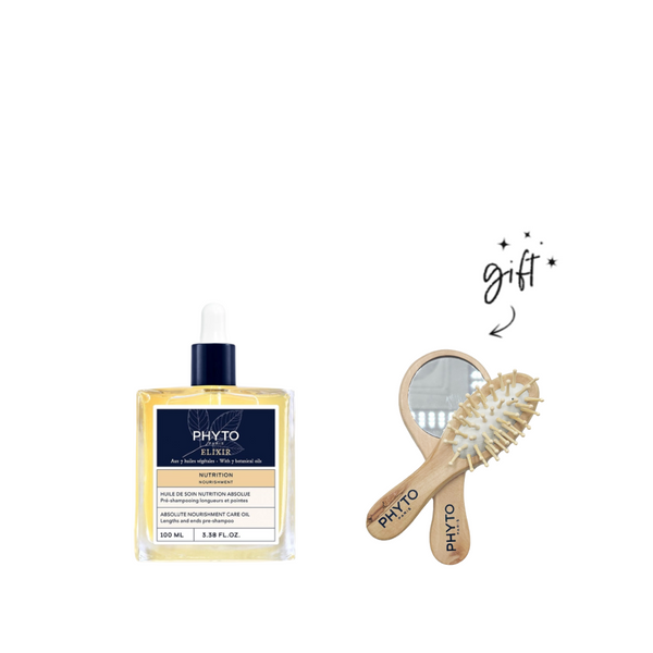 Phyto Elixir Nourishment Oil + Free Mirror & Brush Bundle