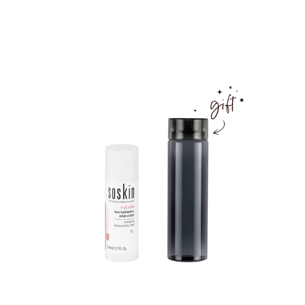 Soskin Hydraglow Moisturizing Cream + Free Water Bottle Bundle
