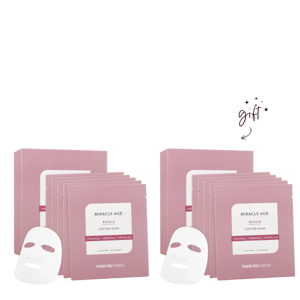 Thank You Farmer Miracle Age Repair Cotton Mask Buy 1 Get 1 Bundle