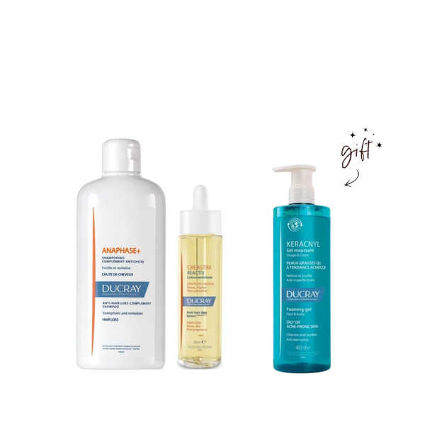 Ducray Creastim x Anaphase Bundle + Free Cleanser