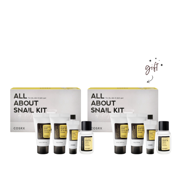 Cosrx All About Snail 4-Step Set Buy 1 Get 1 Bundle