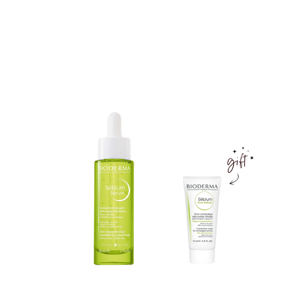 Bioderma Sebium Serum + Free Pore Refiner Bundle