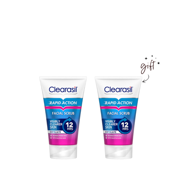 Clearasil Rapid Action Scrub Buy 1 Get 1 Bundle