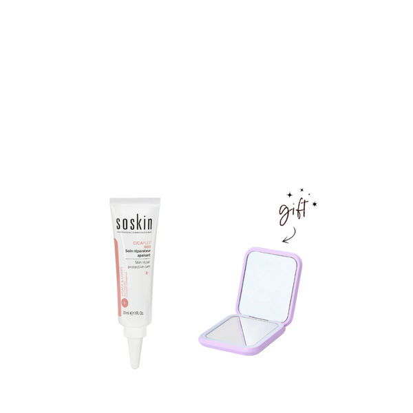 Soskin Cicaplex Skin Repair Protective Care + Free Mirror Bundle