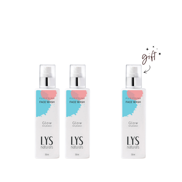 LYS Naturals Firming Face Wash & Face Cleanser Buy 2 Get 1 Bundle
