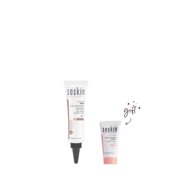 Soskin Cicaplex Skin Repair Cream + Free Micellar Bundle