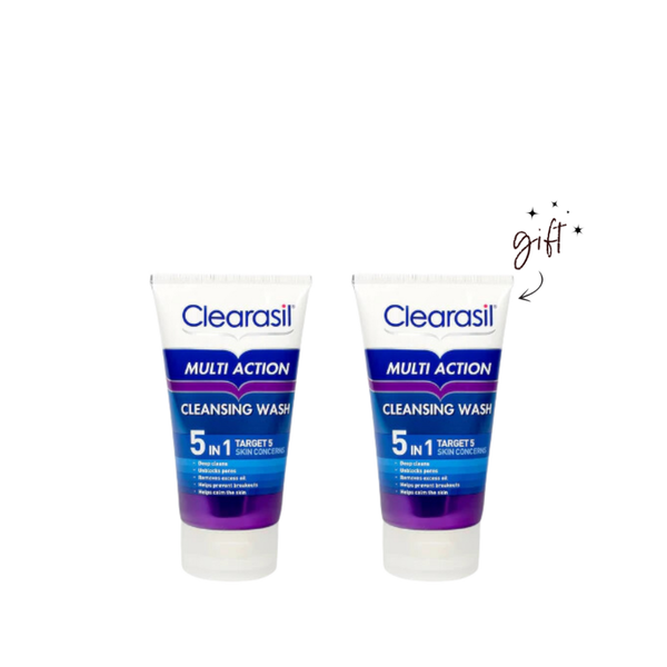Clearasil Multi Action 5 in 1 Wash Buy 1 Get 1 Bundle