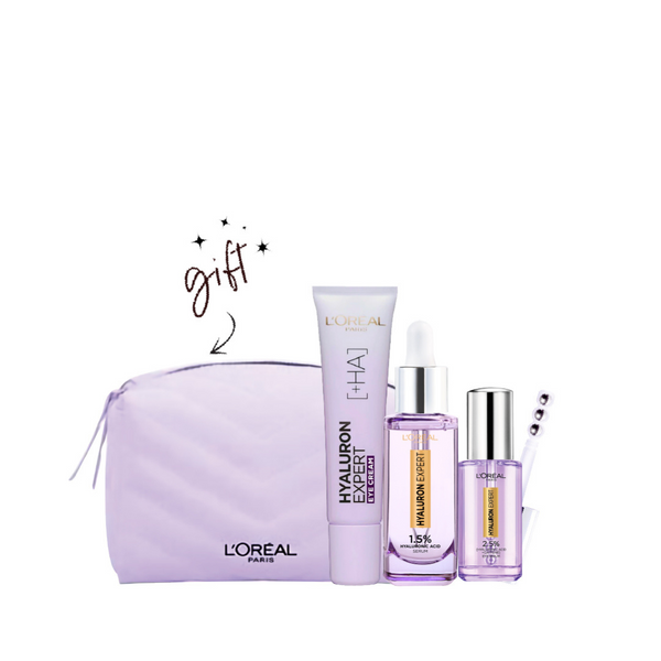L'Oréal Paris Hyaluron Expert Moisturiser and Anti-Aging Bundle At 20% Off