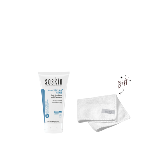 Soskin Hydrasecure Multifunctional Emollient Care + Free Towel Bundle