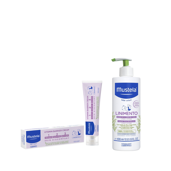Mustela Diaper Change Cream & Cleanser Bundle At 20% Off