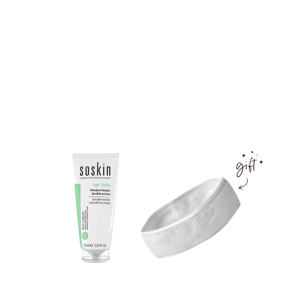 Soskin Age Detox Smoothing Mask + Free Headband Bundle