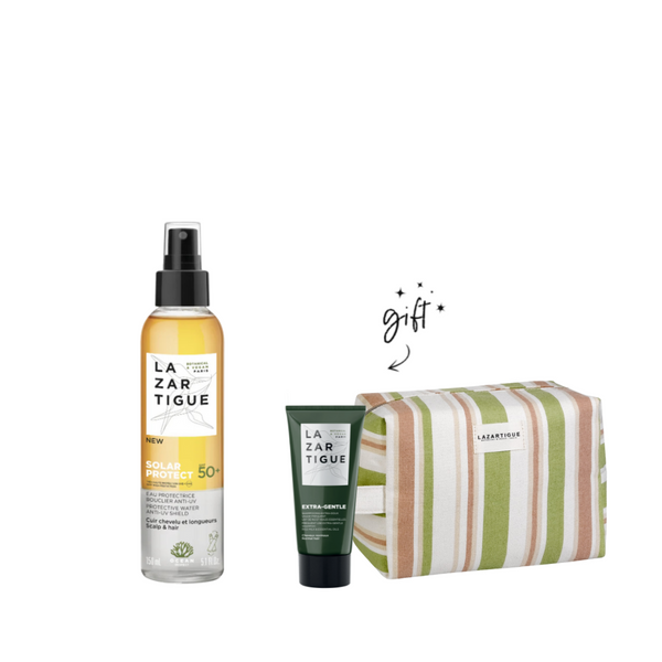 Lazartigue Solar Protect + Free Shampoo & Pouch Bundle