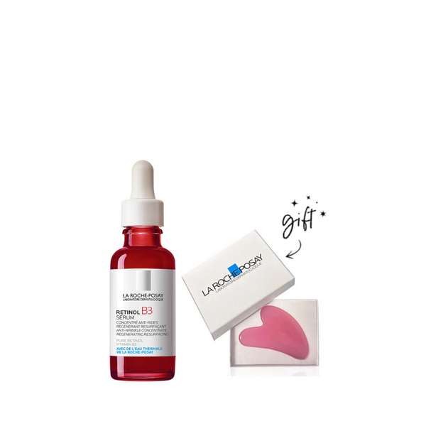 La Roche-Posay B3 Retinol Serum + Free Gua Sha Bundle