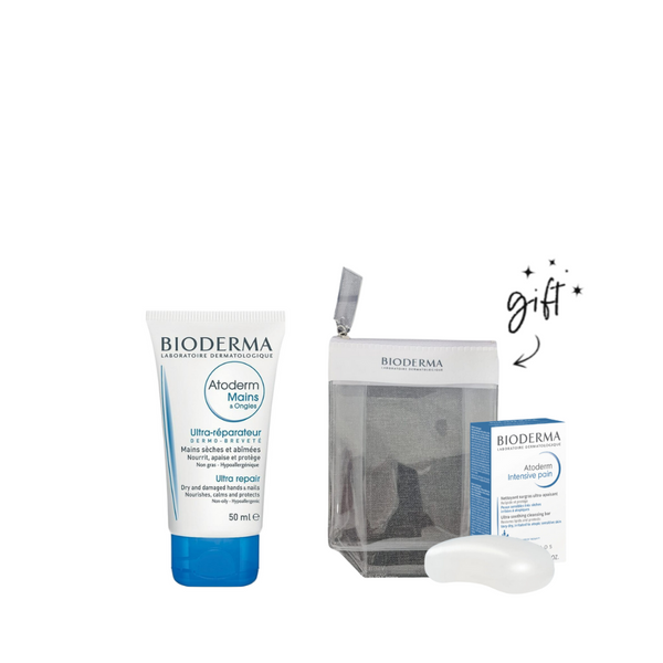 Bioderma Atoderm Ultra-Repair Cream + Free Cleansing Bar And Bag