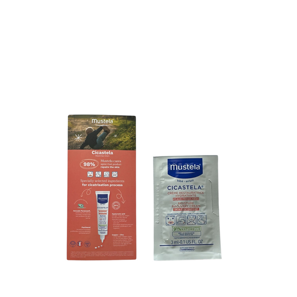 Mustela Cicastela Moisture Cream Sachet 3ml And Leaflet GIFT