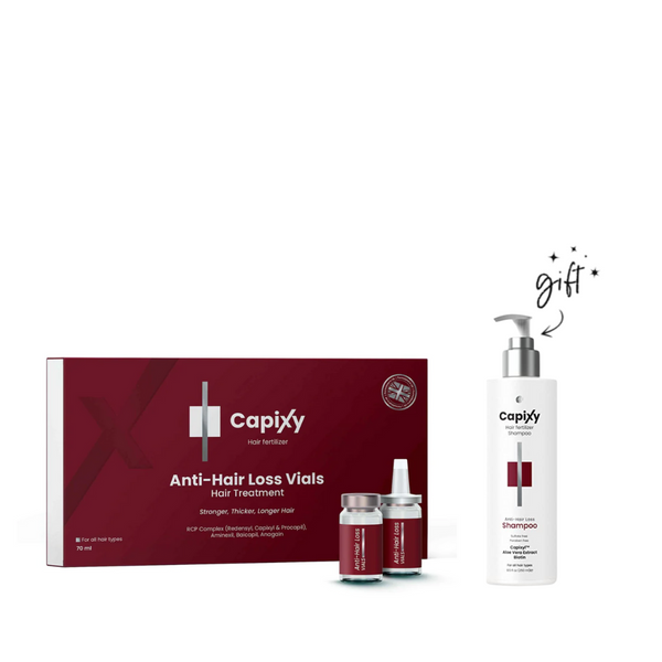 Capixy Anti Hair Loss Vials + Free Shampoo Bundle