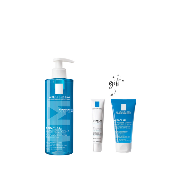 La Roche-Posay Effaclar Cleansing Gel + Free Minis Bundle