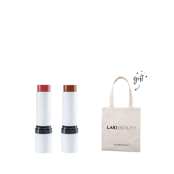 Laki Beauty Contour & Blush Bundle + Free Tote Bag