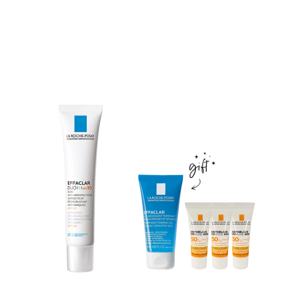 La Roche-Posay Effaclar Duo+ SPF30 Treatment Cream + Minis Bundle