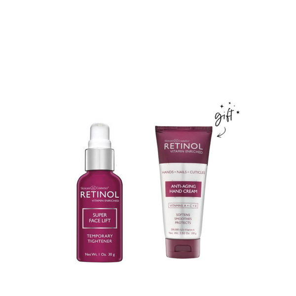 Retinol Skincare Super Face Lift + Free Hand Cream Bundle