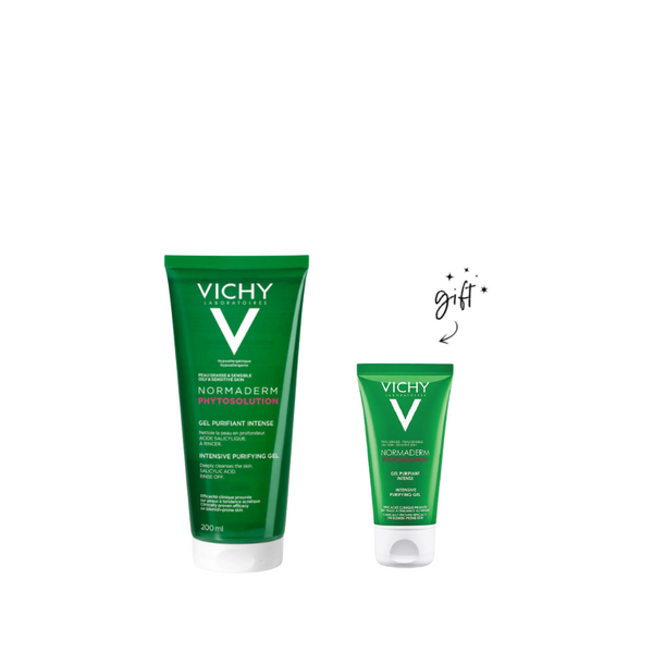 Vichy Normaderm Phytosolution Face Cleanser + Free Mini Cleansers Bundle