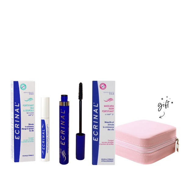 Ecrinal Eyebrows & Eyelash Essentials Bundle + Free Jewelery Box