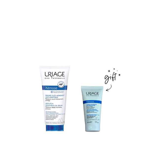 Uriage Xemose Anti-Itch Balm + Free Cream Bundle