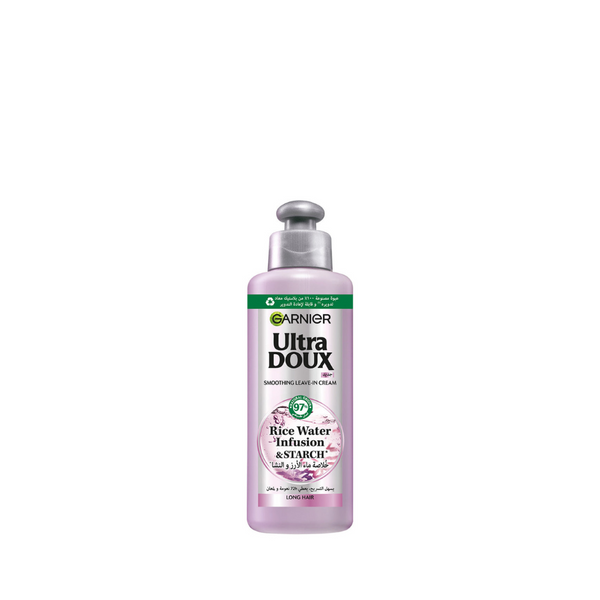 Garnier Ultra Doux Rice Water Infusion & Starch Leave In Cream For Long Hair