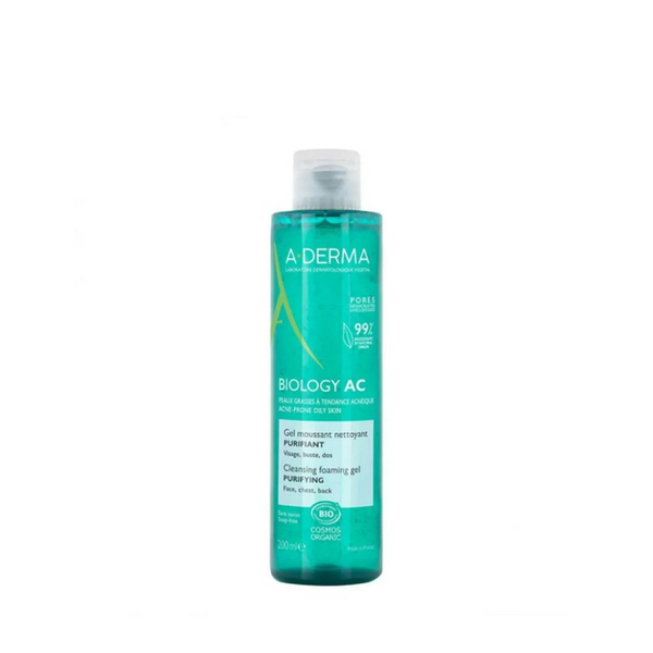 A-Derma Biology Ac Purifying Foaming Gel For Oily Skin 200ml