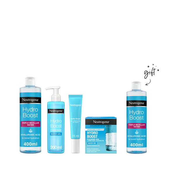 Neutrogena Hydro Boost Refreshing Bundle + Free Micellar