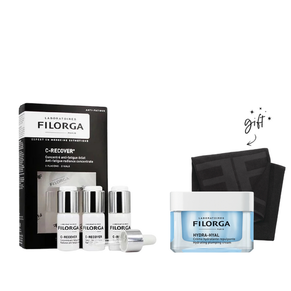 Filorga Radiance Concentrate + Free Hydrating Cream & Towel Bundle