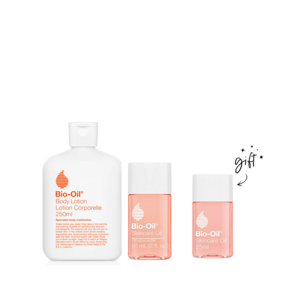 Bio Oil Super Hydrating Body Lotion & Oil Bundle + Free Oil