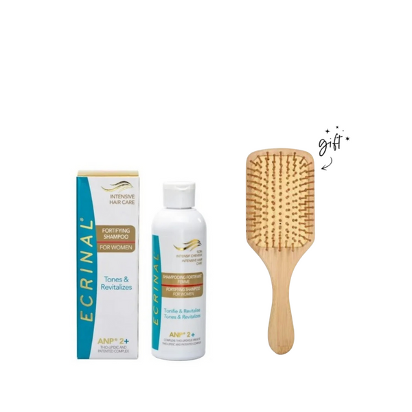 Ecrinal Intensive Hair Care Women Bundle + Free Brush