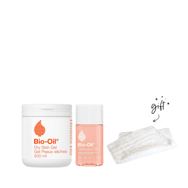 Bio-Oil Dry Skin Gel And Moisturizer Bundle + Free Towel