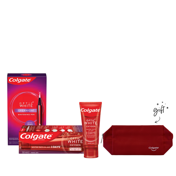 Colgate Optic White Bundle + Free Pouch