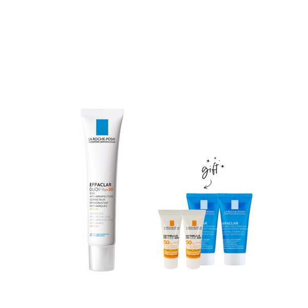 La Roche-Posay Effaclar Duo+ SPF30 + Mini Gifts Bundle