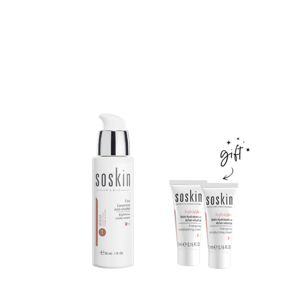 Soskin Glow Vitality Serum + Free Creams Bundle