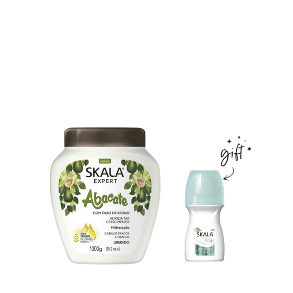 Skala 2 in 1 Avocado Hair Mask + Free Deodorant Bundle