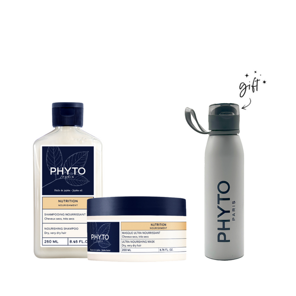 Phyto Nourishment Shampoo and Mask Bundle + Free Water Bottle