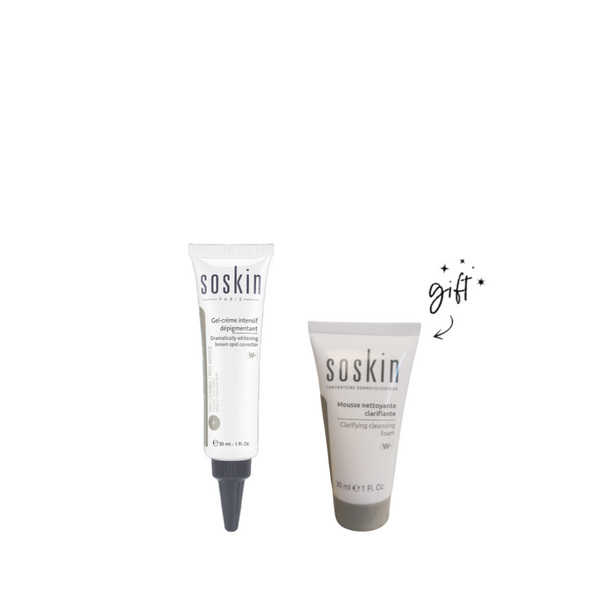 Soskin Whitening Brown Spot Corrector + Free Cleanser Bundle