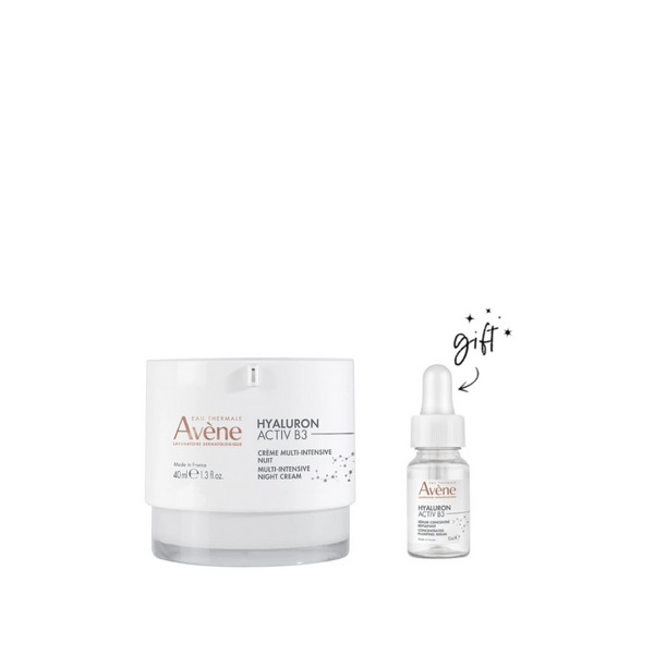 Avène Hyaluron Activ B3 Night Cream + Free Serum Bundle