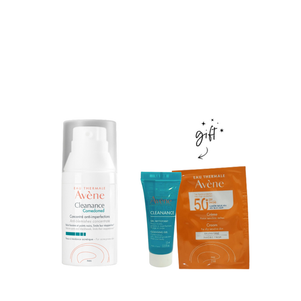 Avène Cleanance Comedomed + Free Gifts Bundle