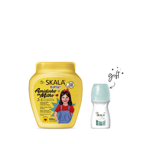 Skala Expert Corn Starch Kids Cream + Free Deodorant Bundle