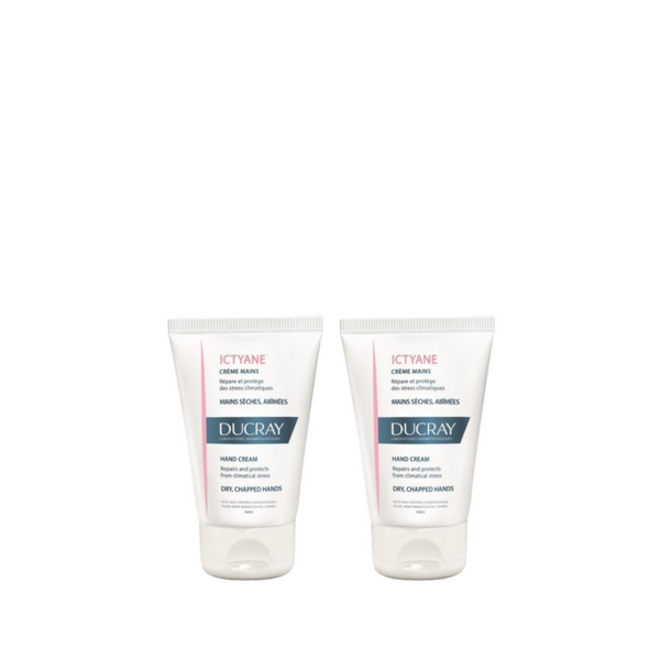 Ducray Ictyane Hand Cream 50ml (1+1) Bundle